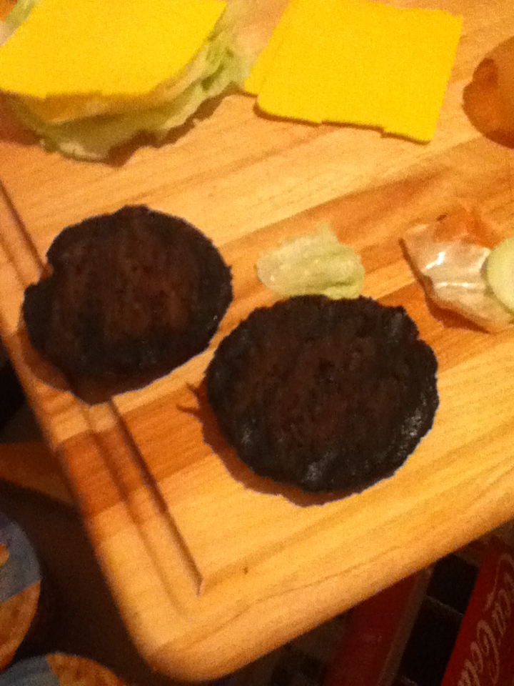 burnt burger