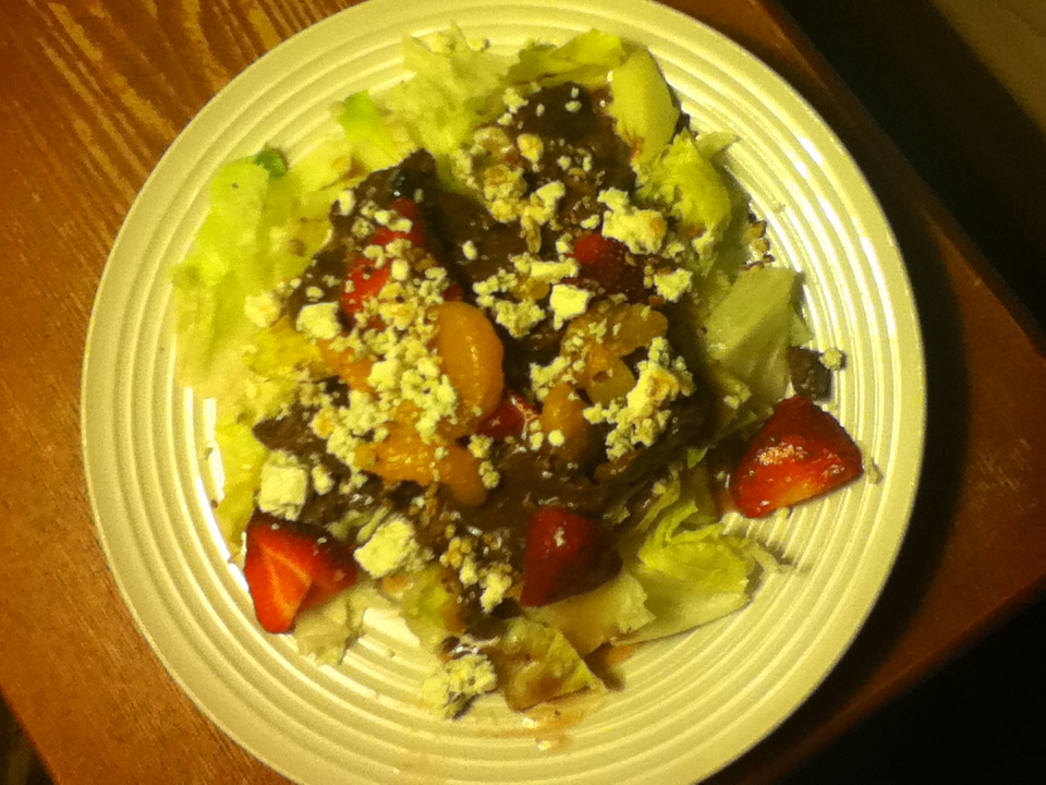 steak blue cheese salad