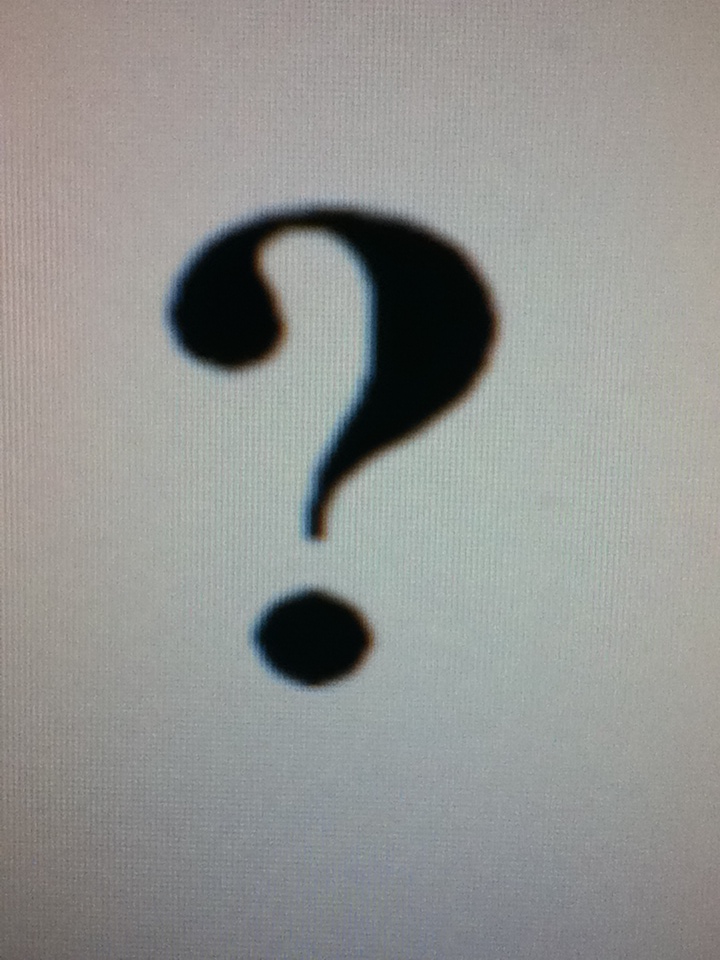 question mark